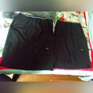 C.Saucy scrub skirts!